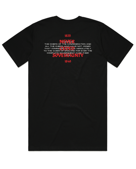NEVER CEDED OG TEE - MANGU (BLACK)
